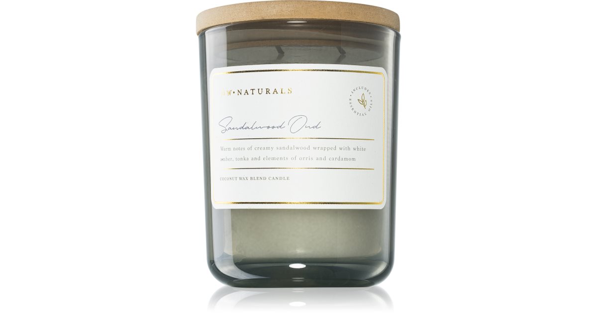 DW Home Naturals Sandalwood & Oud scented candle notino.co.uk