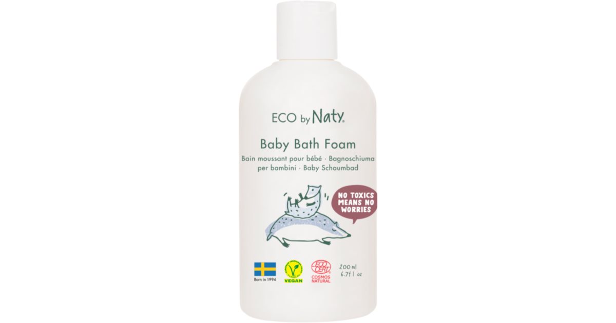 ECO by Naty Baby Bath Foam pena do kúpeľa pre deti od narodenia notino.sk