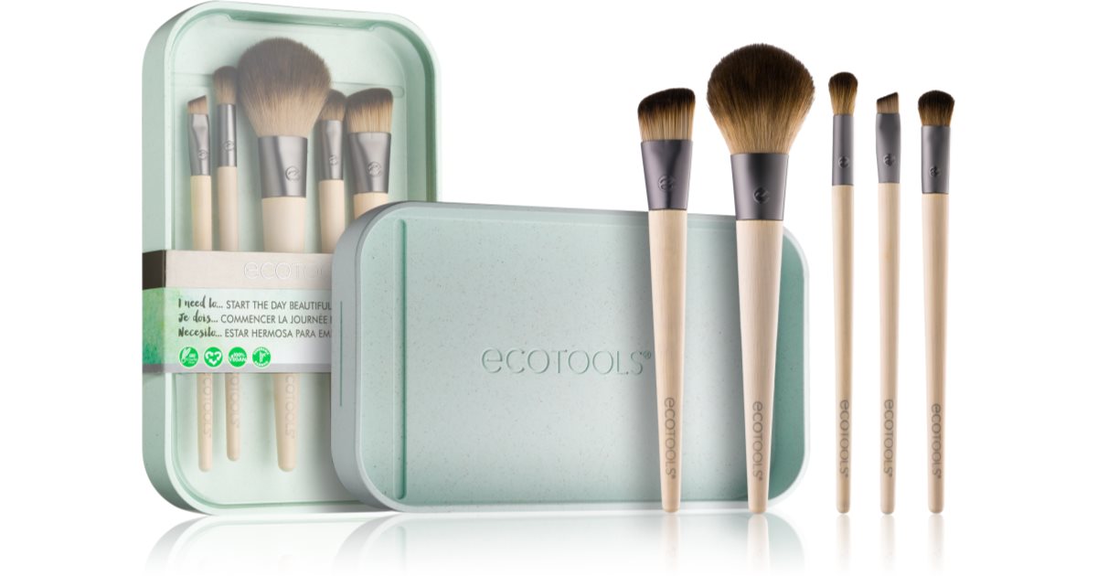 EcoTools Start The Day Beautifully set de brochas para un look