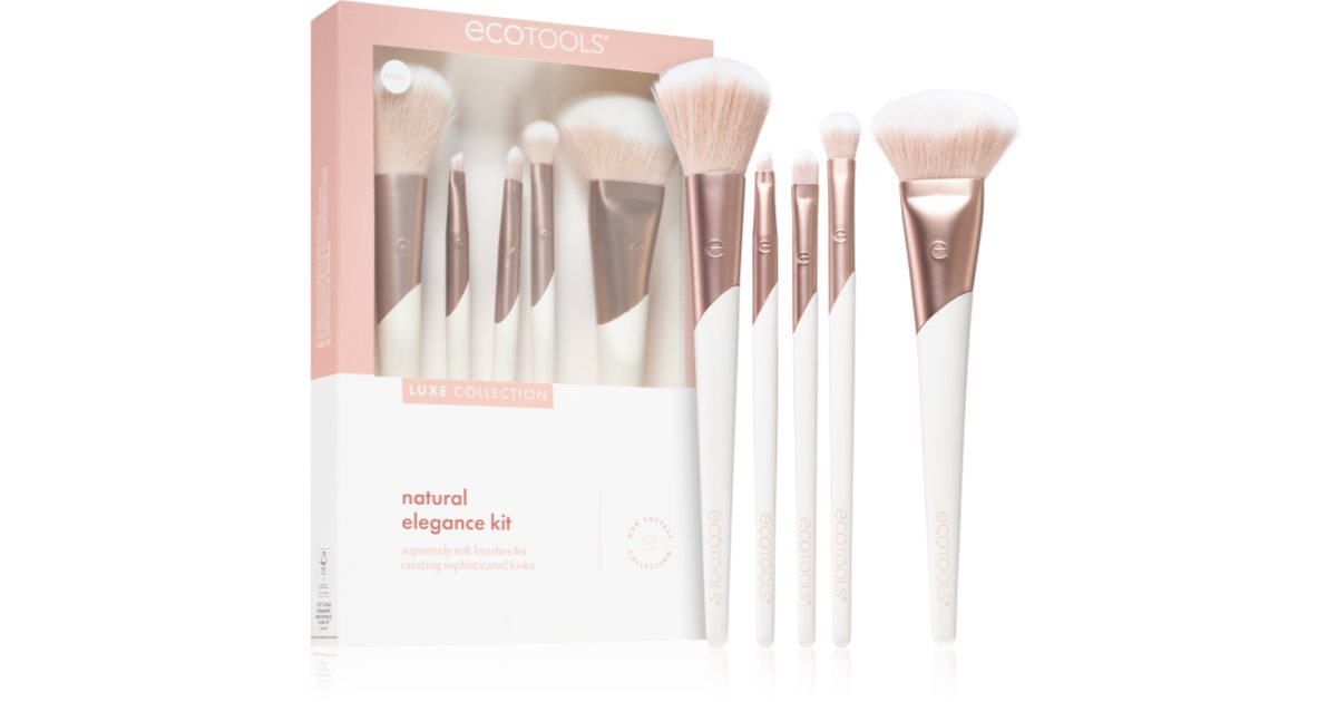 EcoTools Luxe Collection Natural Elegance brush set for the perfect