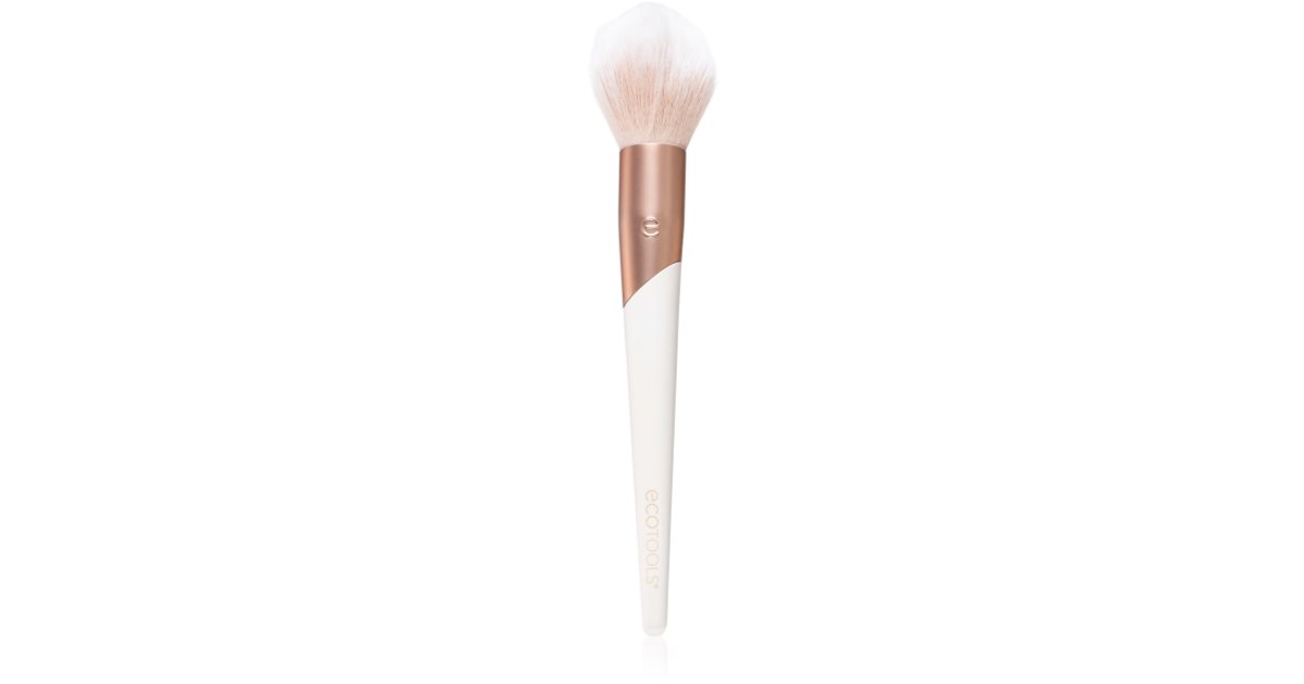 EcoTools Puderpinsel – Voll Und Weich Für Ein Mattes Finish, Synthetische Taklon-Borsten, Vegan