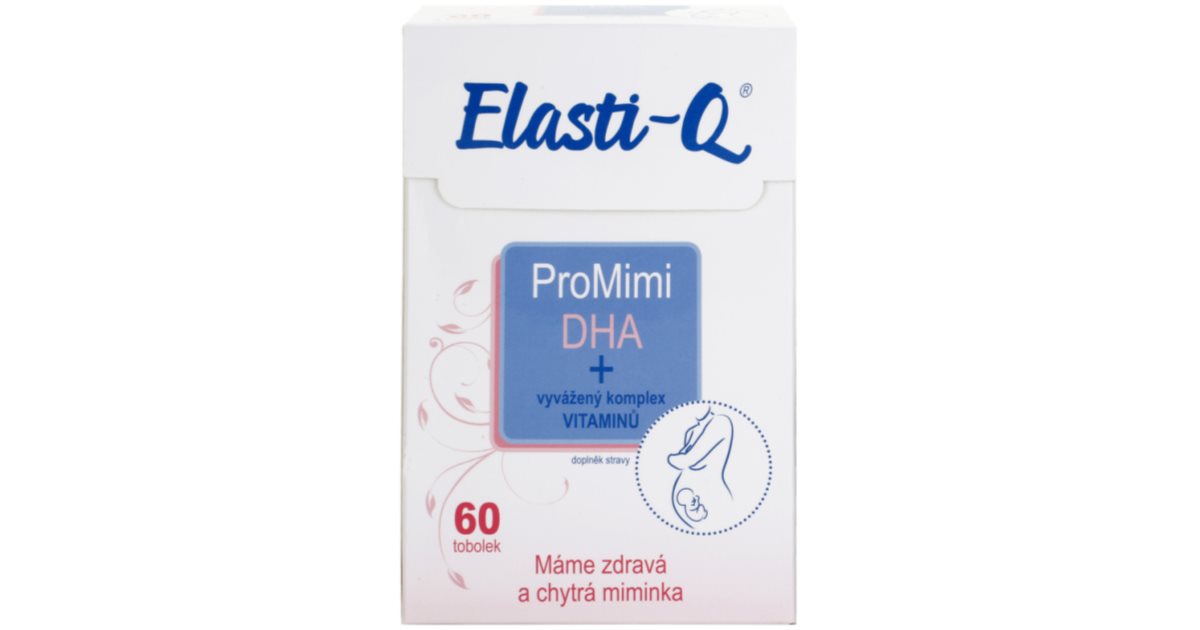 Elasti-Q ProMimi DHA complemento alimentar para mulheres grávidas e ...