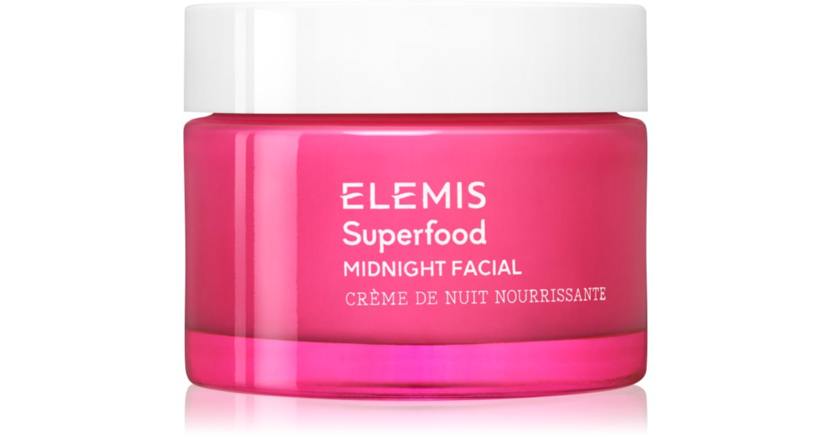 Elemis Superfood Midnight Facial Cr Me De Nuit Nourrissante Notino Fr