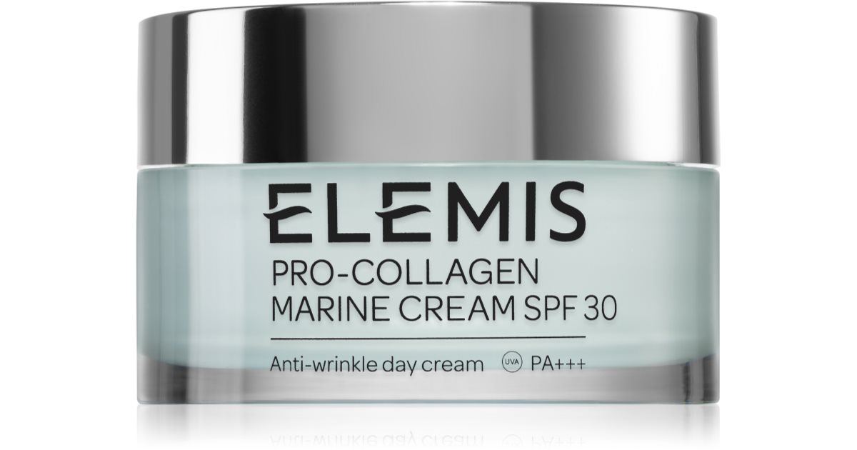 Elemis Pro-Collagen Marine Cream SPF 30 crème de jour anti-rides SPF 30 ...