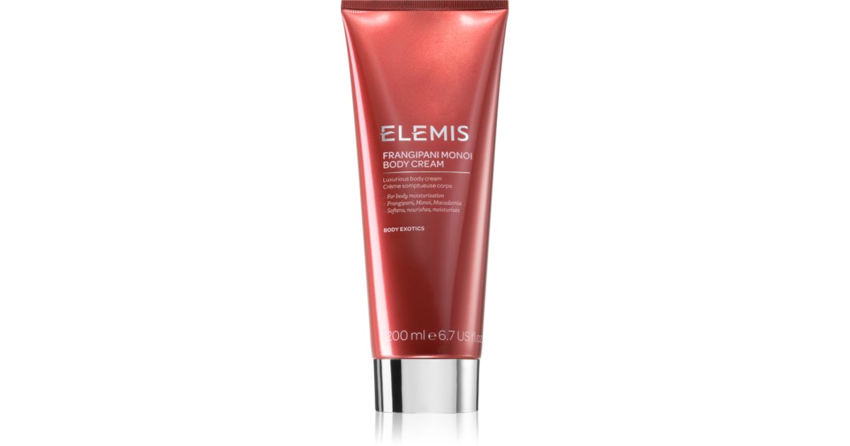 Elemis Body Exotics Frangipani Monoi Body Cream Luxurious Body Cream