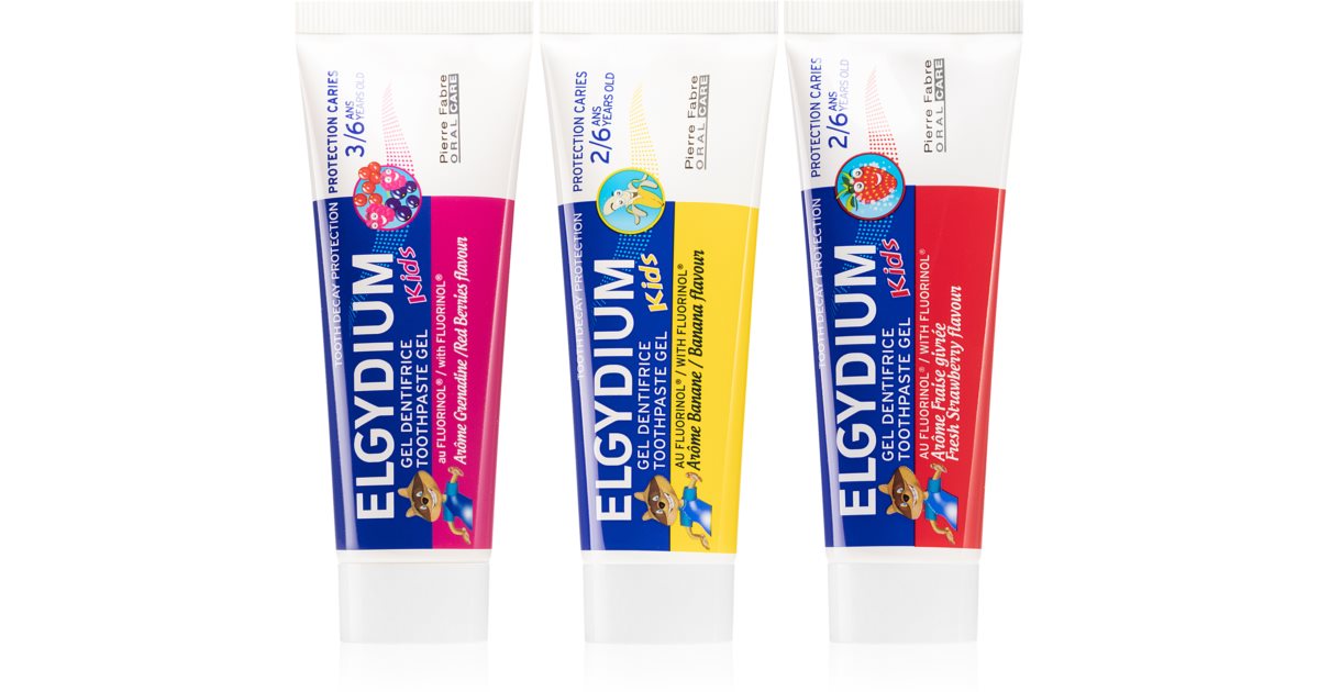 Elgydium Kids dentifrice pour enfants conditionnement avantageux