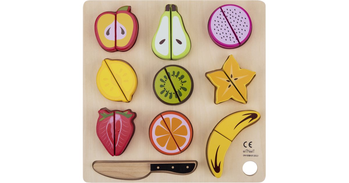 eliNeli Cutting Fruits fruits à découper en bois | notino.fr