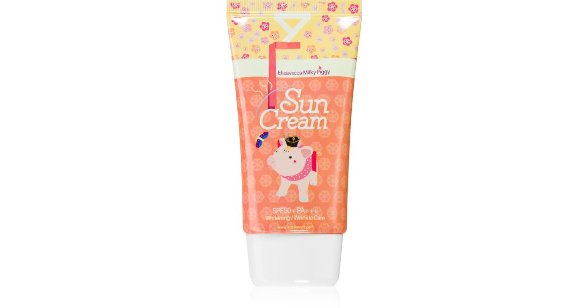 Elizavecca Milky Piggy Sun Cream Brightening Sunscreen Cream SPF 50 ...