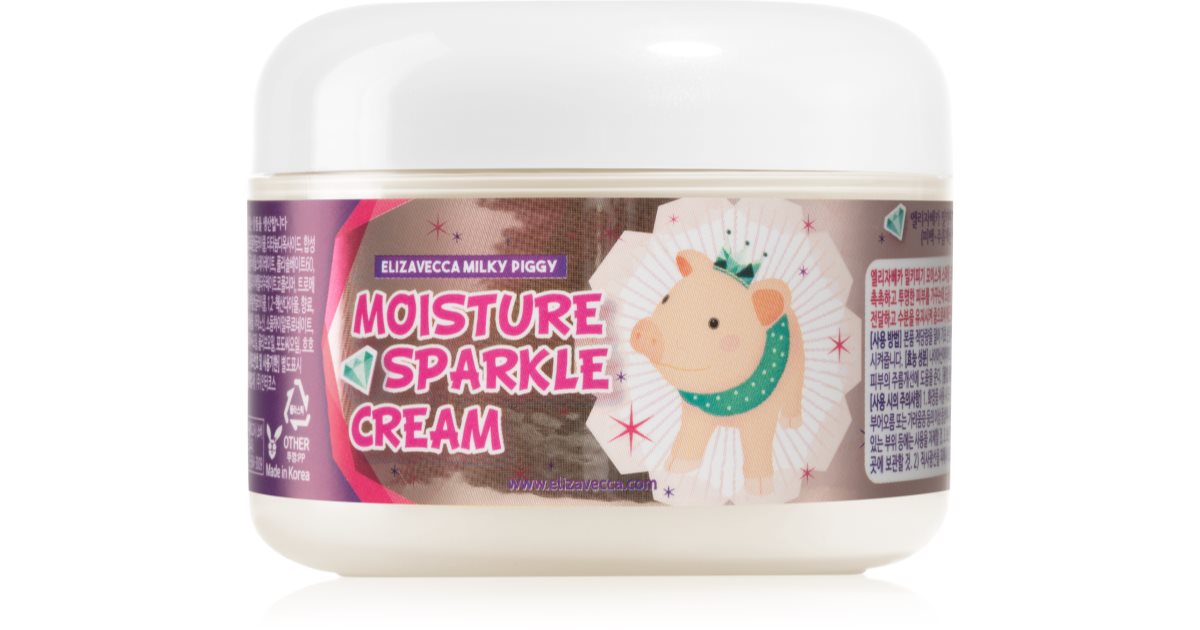 Elizavecca Milky Piggy Moisture Sparkle Cream crema hidratante iluminadora notino.es
