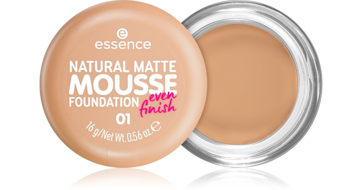 essence NATURAL MATTE MOUSSE mousse foundation notino