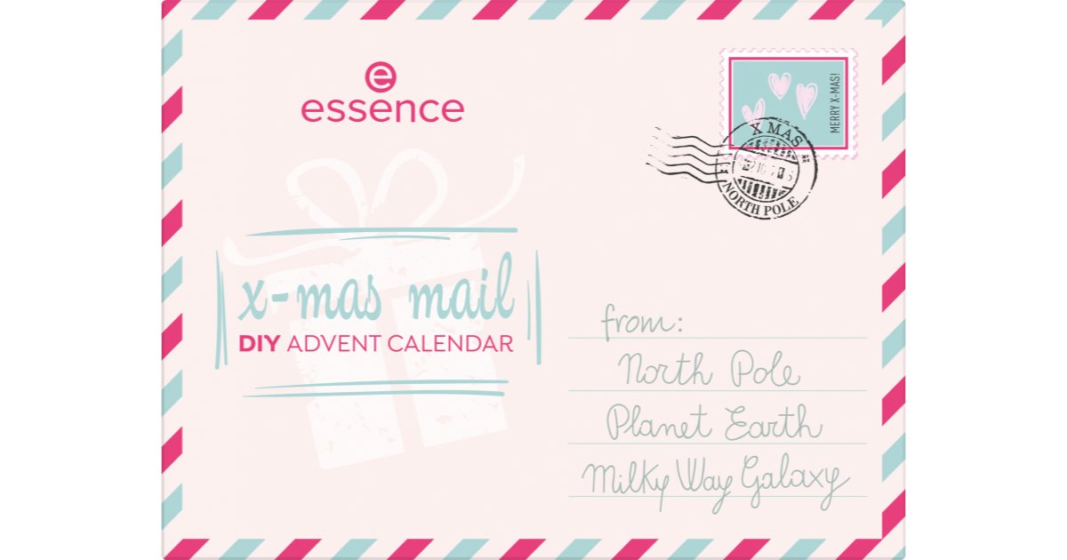 essence X-Mass Mail DIY calendrier de l'Avent | notino.be