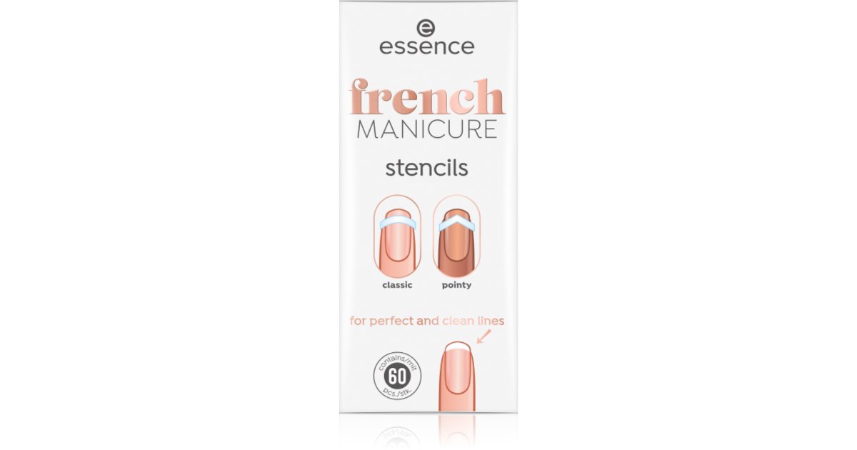 Essence French MANICURE gabarits pour french manucure notino.fr