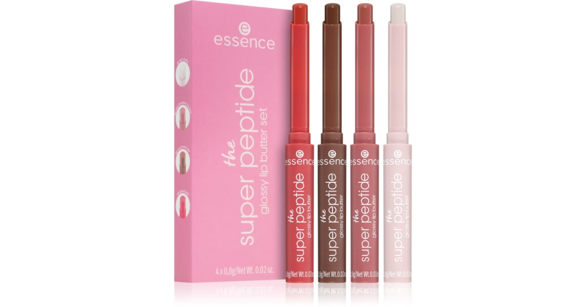 essence the super peptide glossy lip butter set | Livrare rapida