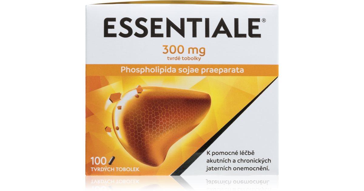 Essentiale Essentiale 300mg tvrdé tobolky na podporu zdravia pečene ...