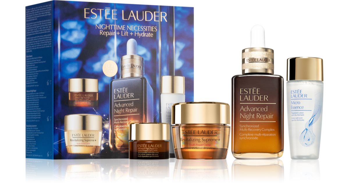 Est e Lauder Night Time Necessities Repair Lift Hydrate Gift Set 