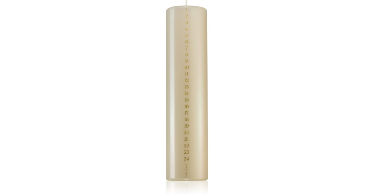 ester & erik advent ivory decorative candle notino.co.uk