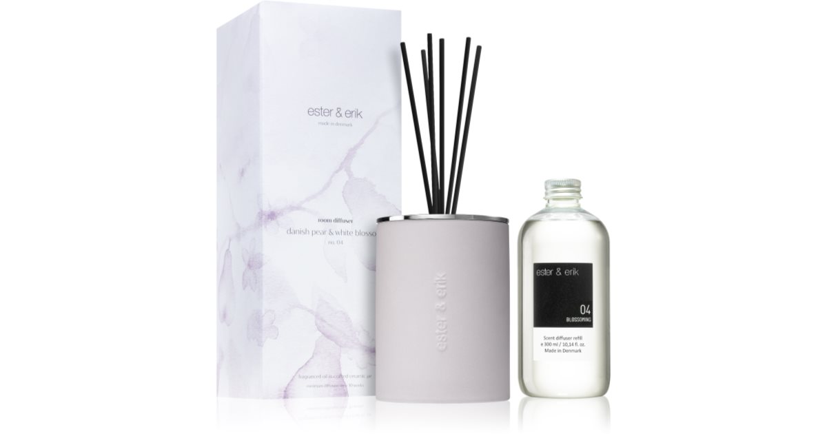 ester & erik room diffuser danish pear & white blossom (no. 04) aroma