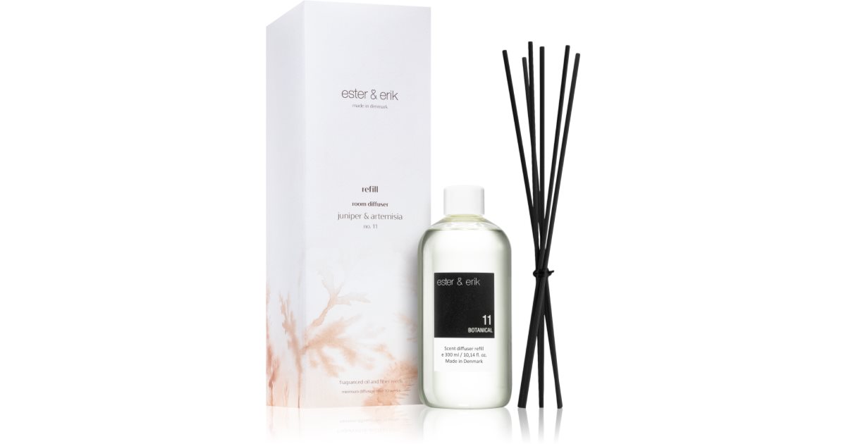 ester & erik room diffuser juniper & artemisia (no. 11) refill for