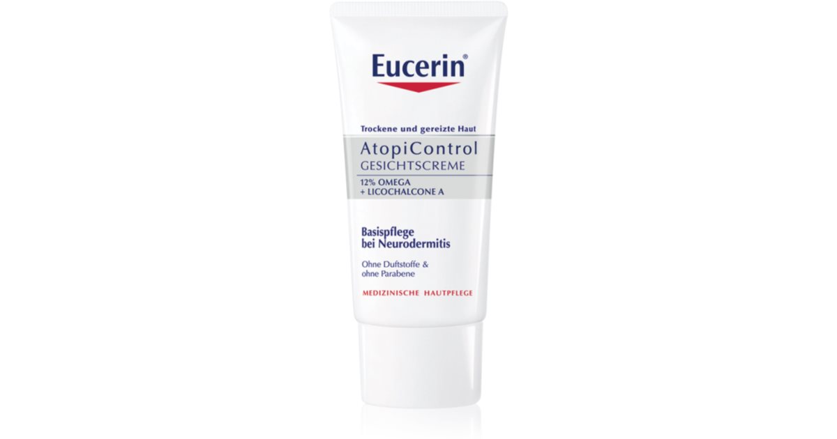 Eucerin AtopiControl 12% Omega + Licochalcone A Soothing Cream For Dry ...