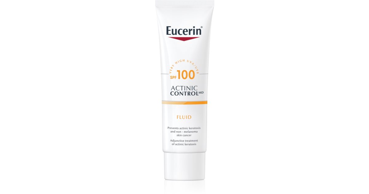 Eucerin Actinic Control Md Spf 100 Protection Fluid With Uva And Uvb Filters Uk 8675