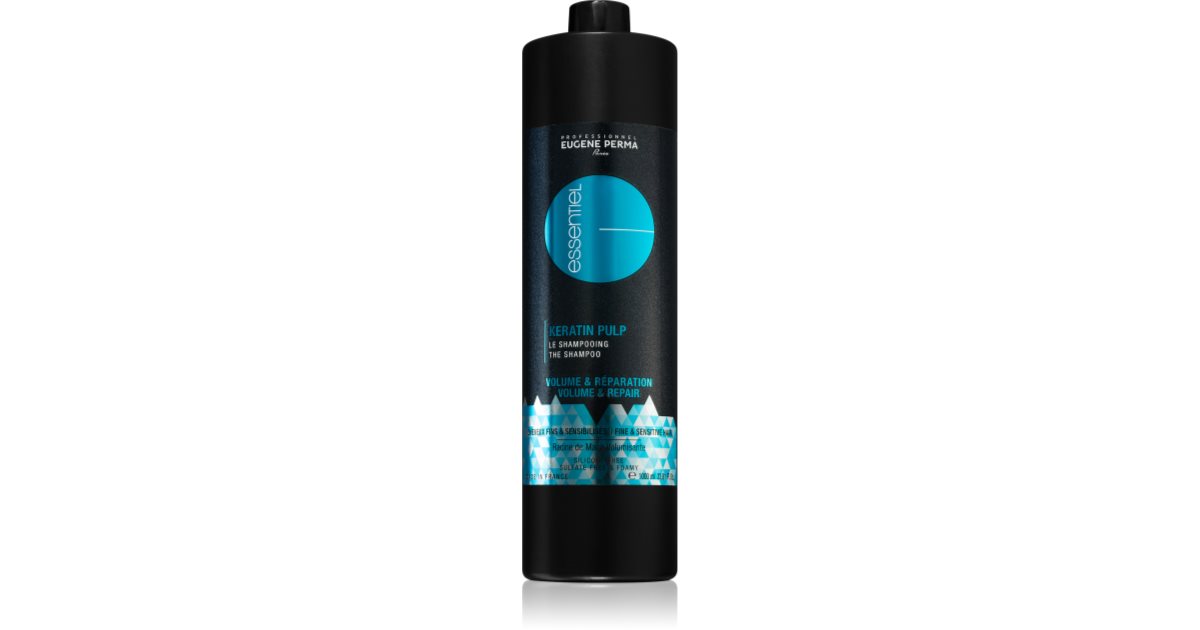 EUGENE PERMA Keratin Pulp Shampoo – 250 Ml, Sulfatfrei, Für Feines Haar, Mit Keratin-Komplex, Made In France
