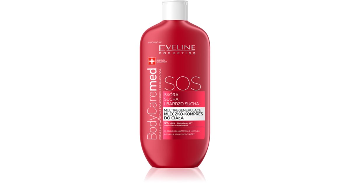 Eveline Cosmetics Extra Soft SOS lait corporel regenerant pour peaux tres seches notino