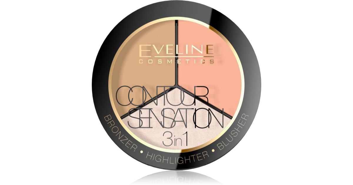 Eveline Contour Sensation 3in1 Face contour modeling palette /01