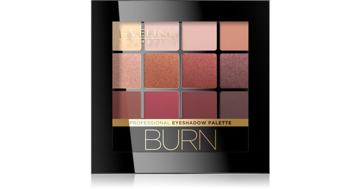 Eveline Lidschatten-Palette – Sunrise, Mit Verschiedenen Farbtönen Für Tag- & Abendlooks – Einfach Zu Verwenden & Vielseitig Kombinierbar