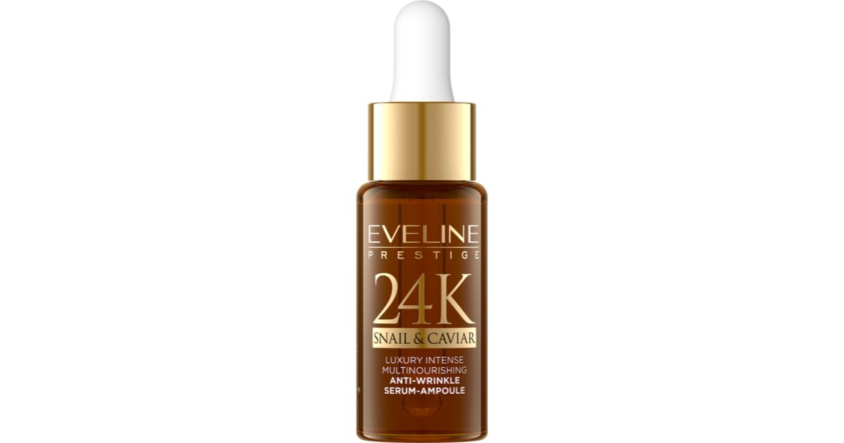 Eveline Cosmetics 24K Snail & Caviar anti-wrinkle serum with snail