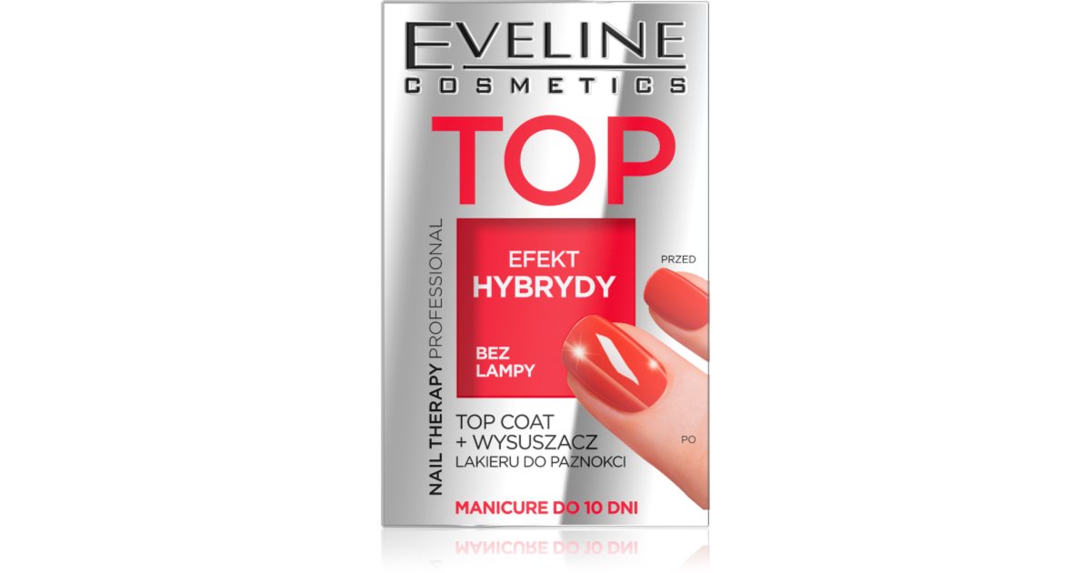 Eveline Cosmetics Nail Therapy Professional vrchní lak na nehty pro ...