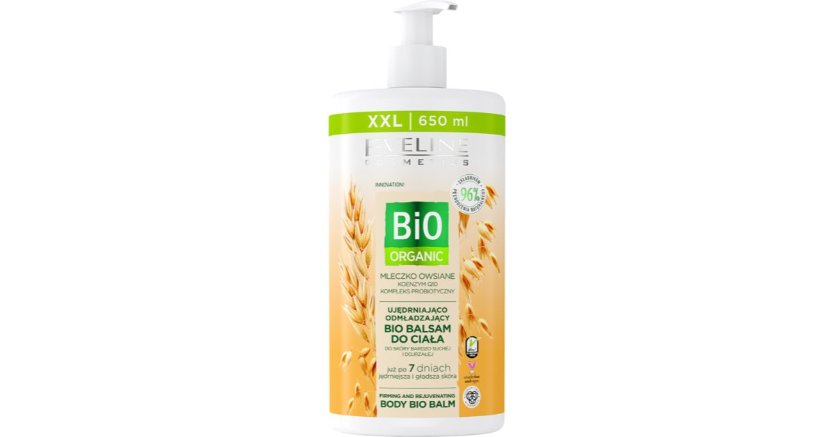 Eveline Cosmetics Bio Organic odżywczy balsam do ciała do bardzo suchej ...