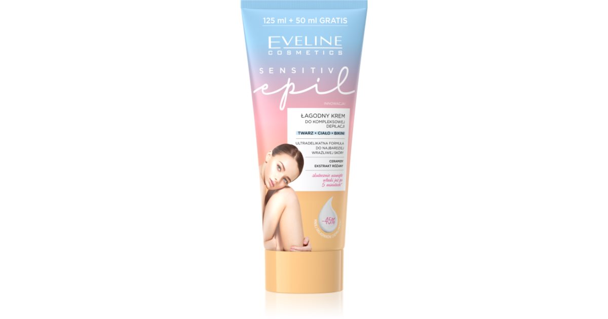 Eveline Cosmetics Sensitive Epil депилиращ крем за тяло | notino.bg