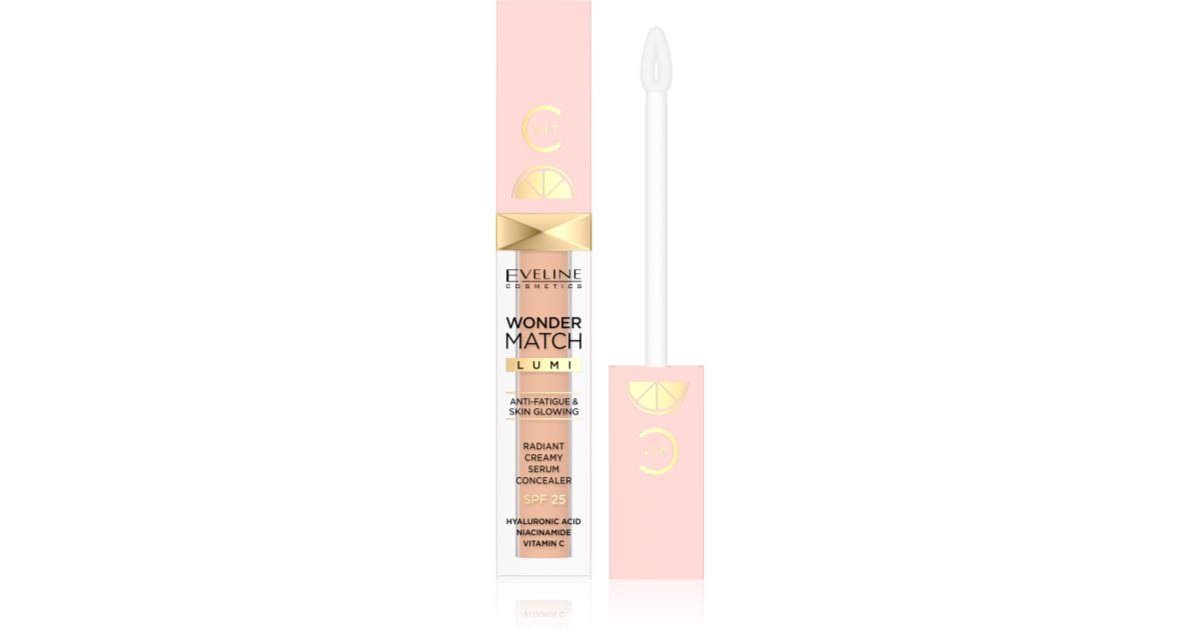 Eveline Cosmetics Wonder Match Lumi illuminating concealer SPF 20 ...