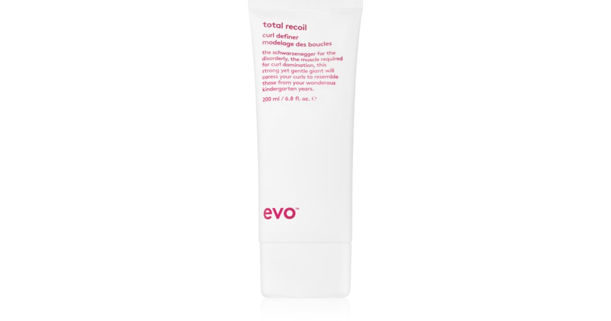 EVO Total Recoil Curl Definer defining cream for wavy and curly hair