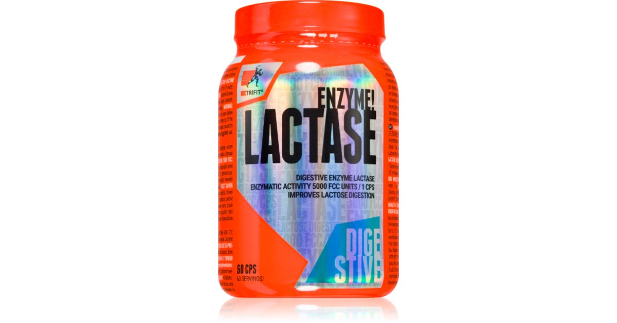 Extrifit Lactase Enzyme kapsułki na poprawę trawienia