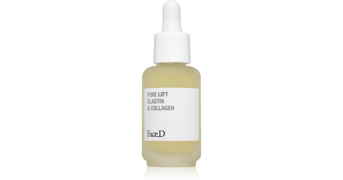 Face D Pure Lift Elastin & Collagen Serum mot rynkor för ansikte och ...