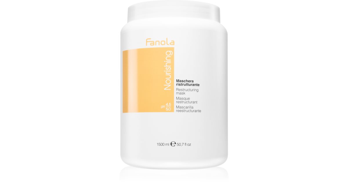 Fanola Nourishing Maske mit ernährender Wirkung für trockenes und beschädigtes Haar | Notino