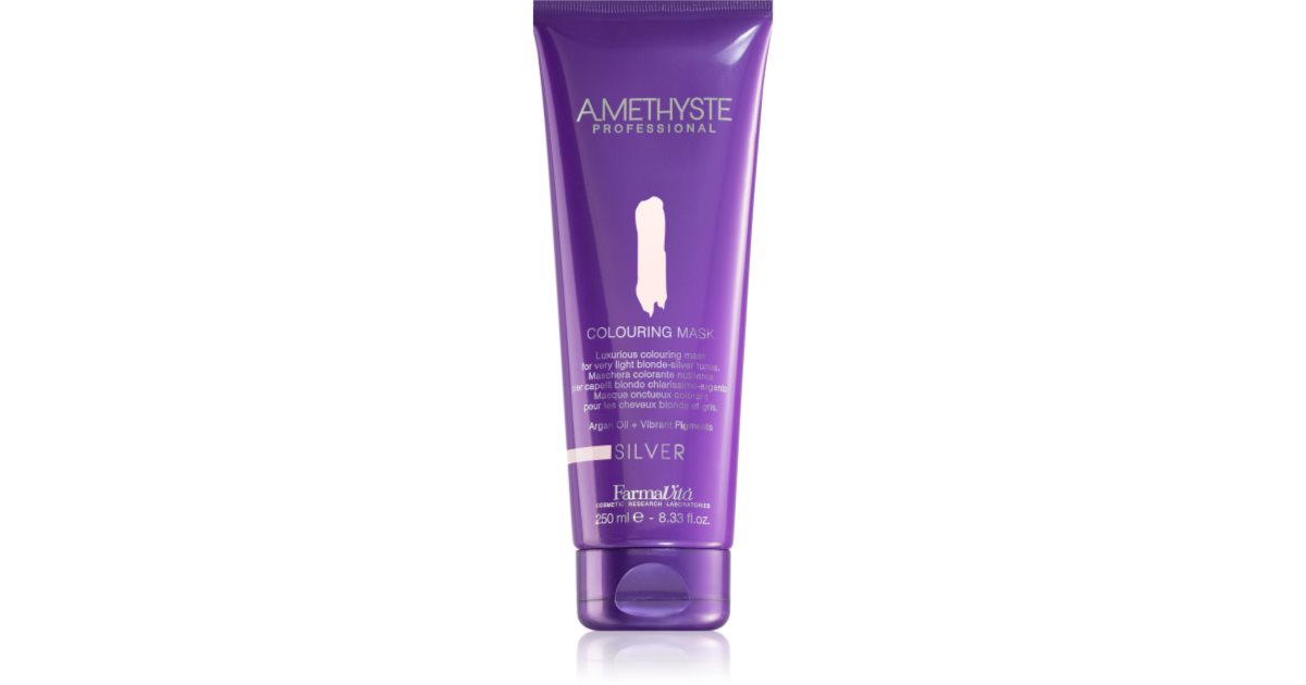 FarmaVita Amethyste Colouring Mask regenerating hair mask neutralising ...