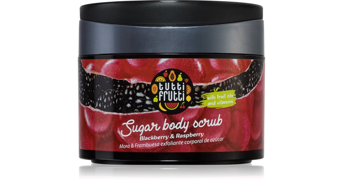 Farmona Tutti Frutti Blackberry & Raspberry захарен скраб за тяло ...