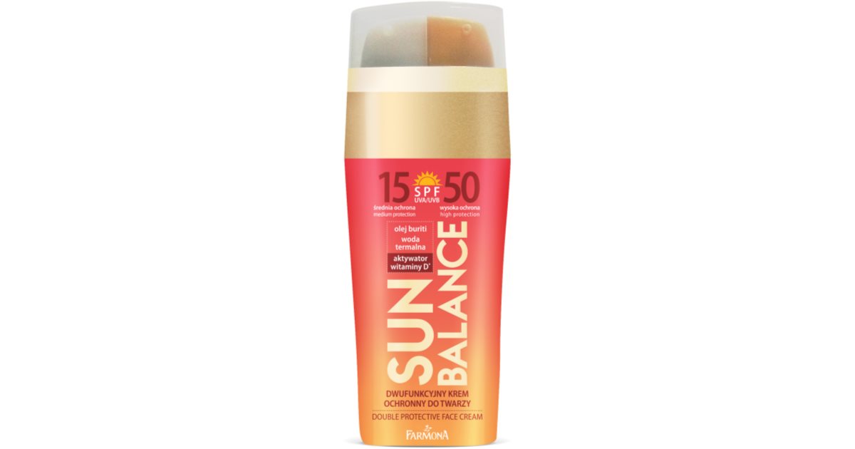 Sun Balance Farmona Sun Balance слънцезащитен крем за лице с двойна защита SPF 15 ...