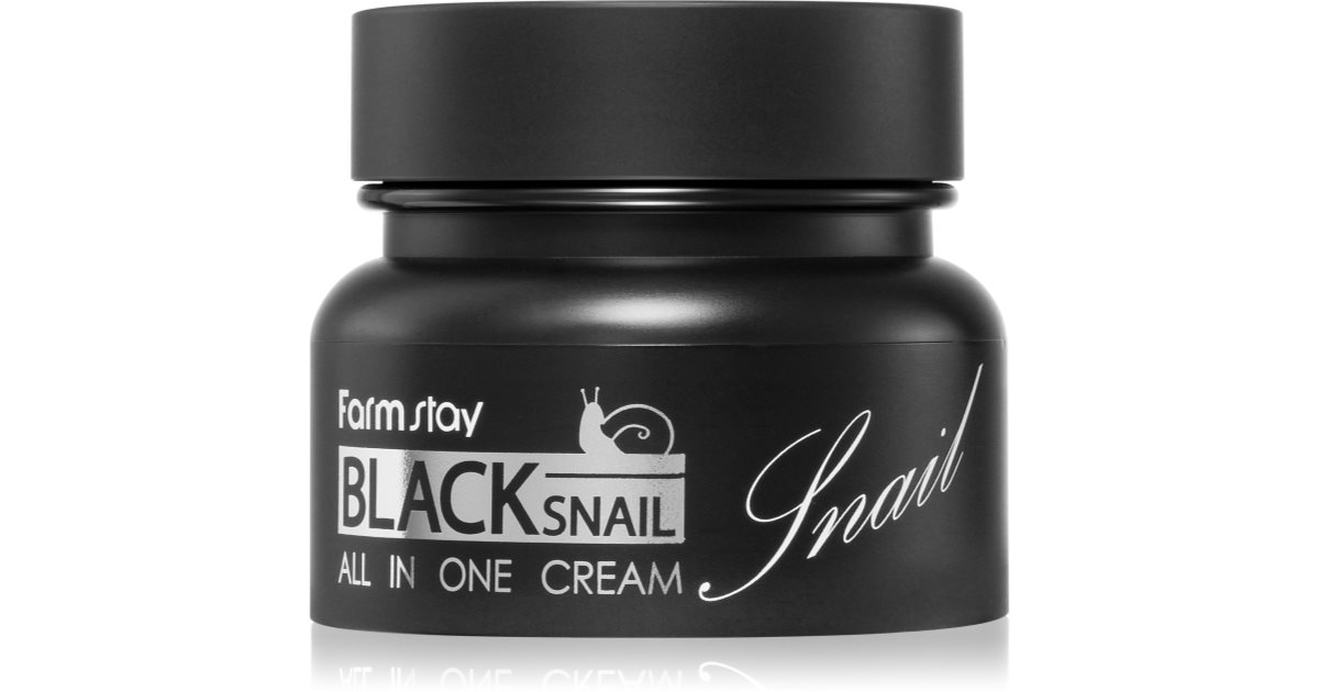 Farmstay Black Snail All-In One nourishing moisturiser with snail ...