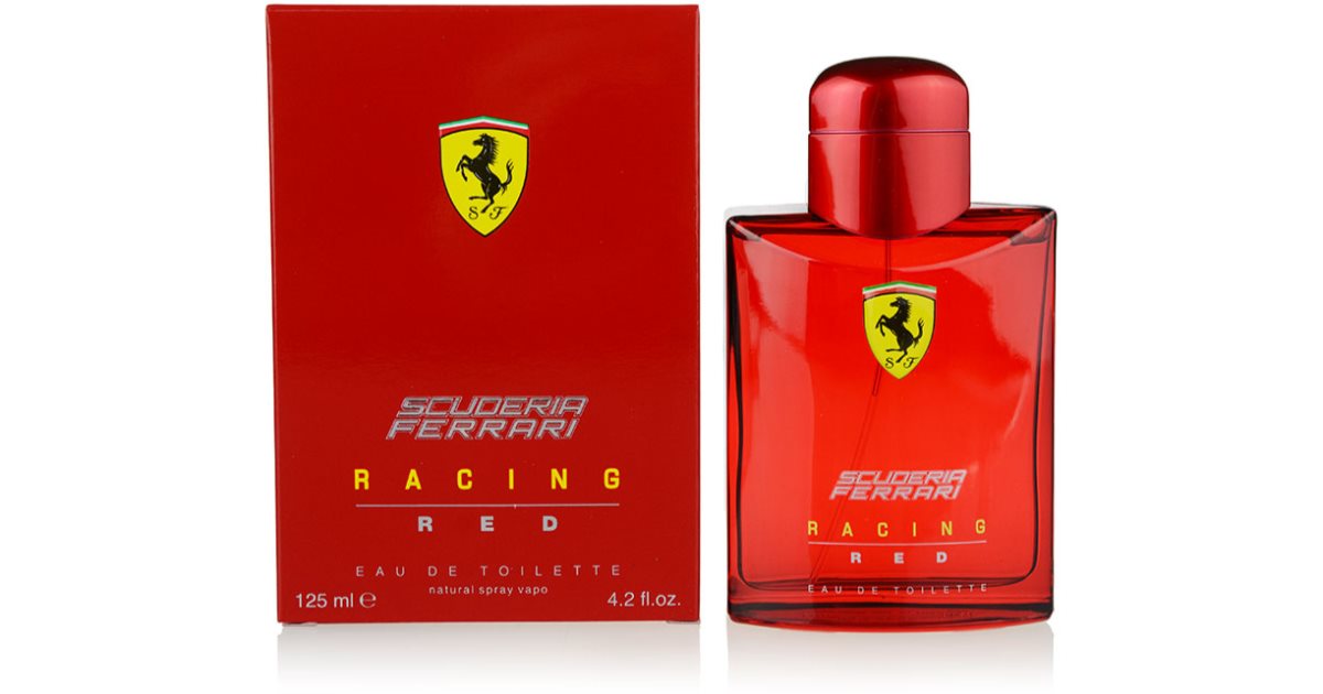 Ferrari store perfume red