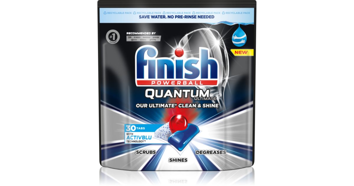 Finish Quantum Ultimate dishwasher capsules notino.ie