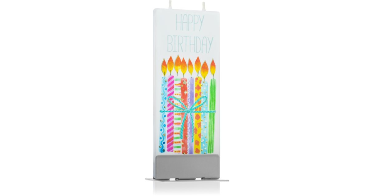 Set De 13 Bougies "Happy Birthday Lettres Pailletées Pour Gâteau