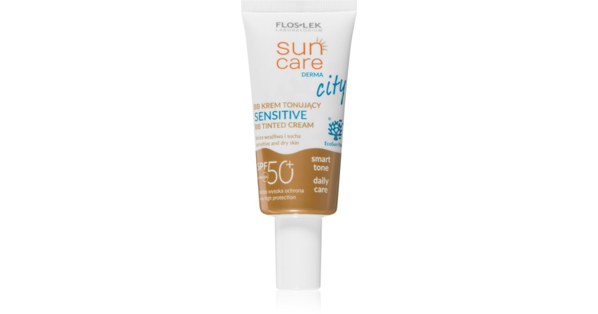 FlosLek Laboratorium Sun Care Derma City BB BB cream with very high sun