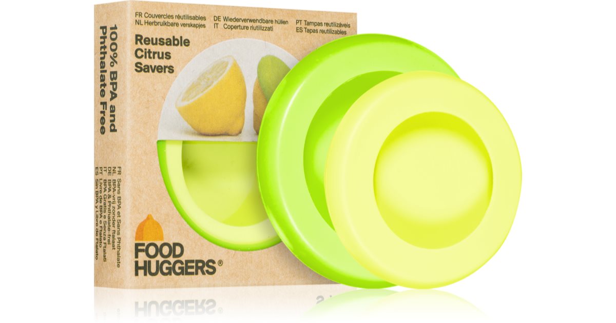 Food Huggers Set of 2 Food Huggers set di coperchi in silicone | notino.it