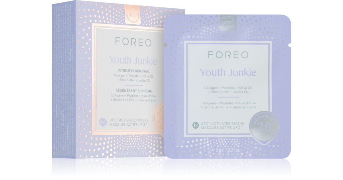 FOREO UFO™ Youth Junkie face mask with antiageing effect notino.co.uk