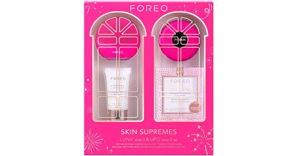 Set 3 & mini mini UFO™ Hautpflege die FOREO Supremes LUNA™ für Set Skin 2