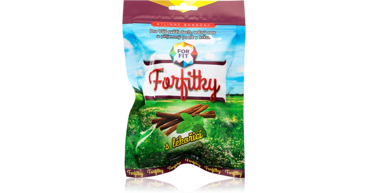 FORFIT Forfitky s lékořicí bonbóny pro svěží dech | notino.cz