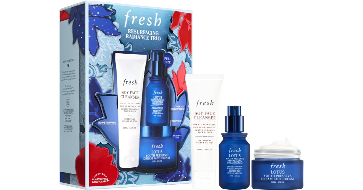 fresh Lotus Resuracing Trio sada na starostlivosť o pleť | notino.sk